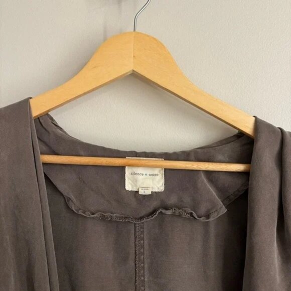 Urban Outfitters Silence Noise Army Green Long Utility Jacket L - Picture 9 of 14